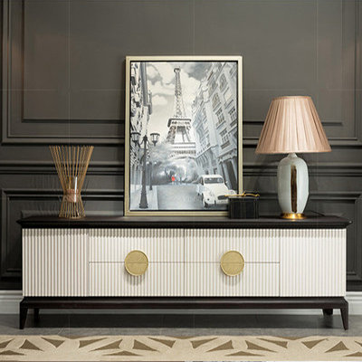 实木电视柜储物柜