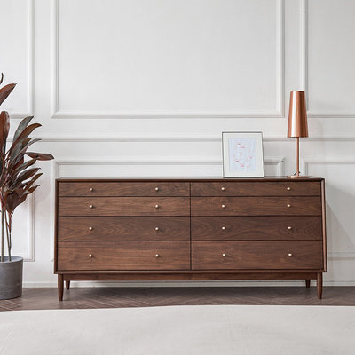 北欧日式黑胡桃木