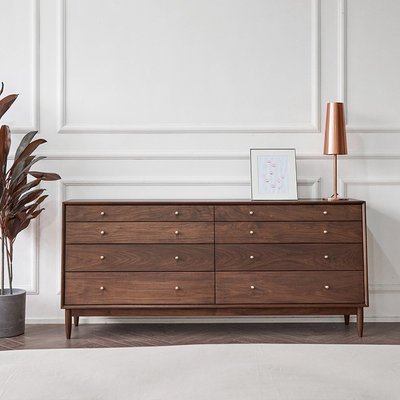 北欧日式黑胡桃木